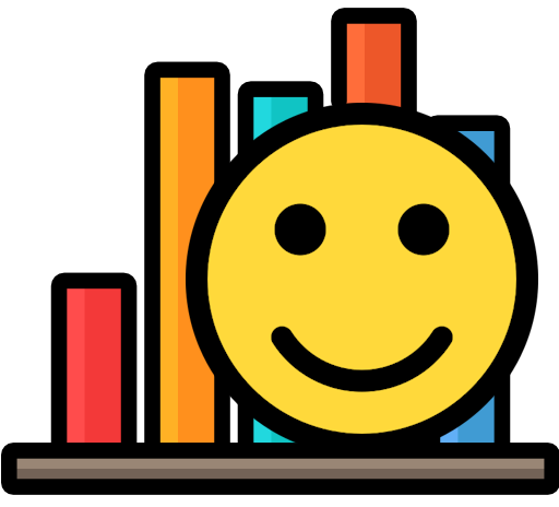 FunStats Logo - A smiley with bars representing fun and statistics